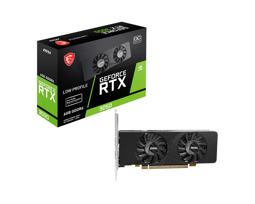 MSI GeForce RTX 3050 LP E 6G OC
